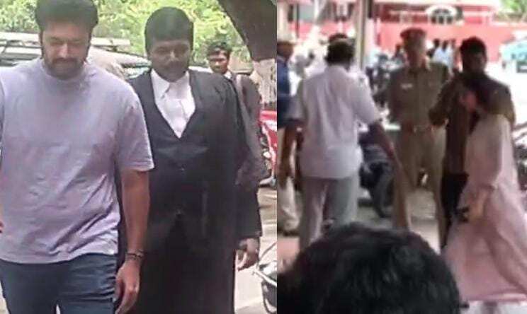 நடிகர் ரவி மோகன்- ஆர்த்தி நீதிமன்றத்தில் ஆஜர்!