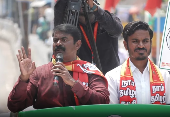 “நான்கு பக்கமும் எதிரிகள்... நடுவில் நாம் தமிழர் கட்சி”- சீமான்