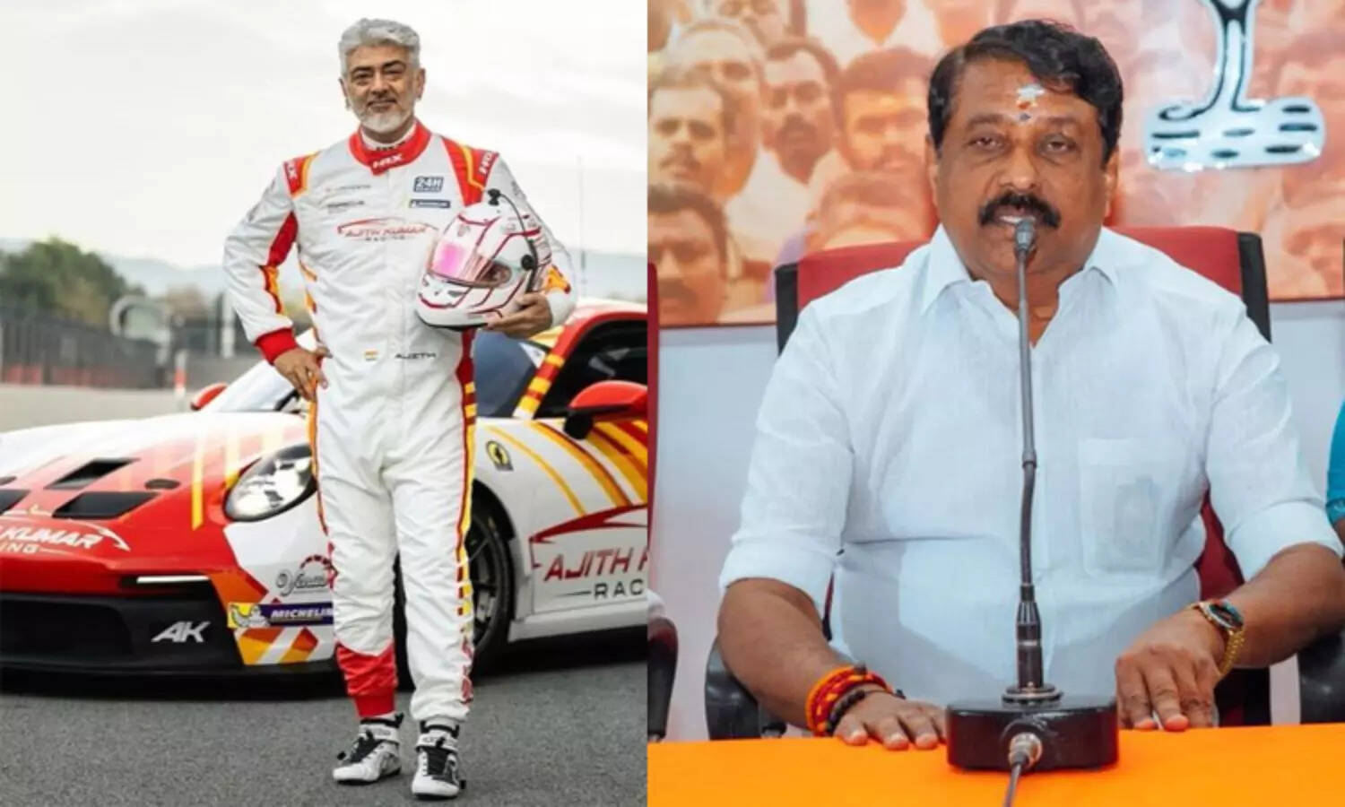 நம் தமிழ்நாட்டின் பெருமையையும் உலகறியச் செய்திருக்கிறார்...நடிகர் அஜித்குமாருக்கு நயினார் நாகேந்திரன் வாழ்த்து..!