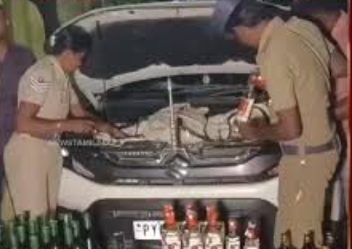 “90 மில்லி புதுச்சேரி மதுபாட்டில் எடுத்து வந்தாலும் கைதுதான்”- தமிழ்நாடு போலீஸ் எச்சரிக்கை
