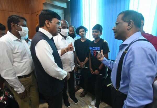 மதுரை எய்ம்ஸ் மருத்துவமனை - மத்திய அமைச்சரிடம் மா.சுப்பிரமணியன் கோரிக்கை