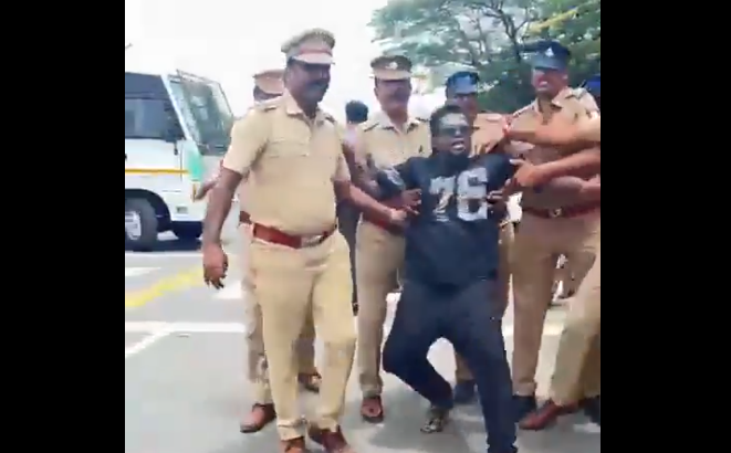 #BREAKING : ராப் பாடகர் ‘தெருக்குரல்’ அறிவு குண்டுக்கட்டாக கைது..!