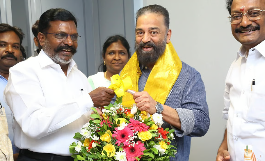 கமல்ஹாசனை அப்படி விட்டுவிடாதீர்கள்..! - முதலமைச்சர் ஸ்டாலினுக்கு திருமாவளவன் எழுதிய 'பரபரப்பு' கடிதம்..!