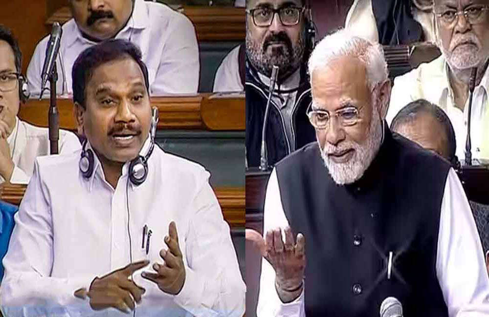 மோடியையும் காவியையும் எதிர்த்துப் பேச ஸ்டாலினை தவிர வேறு யாரும் இல்லை - ஆ.ராசா