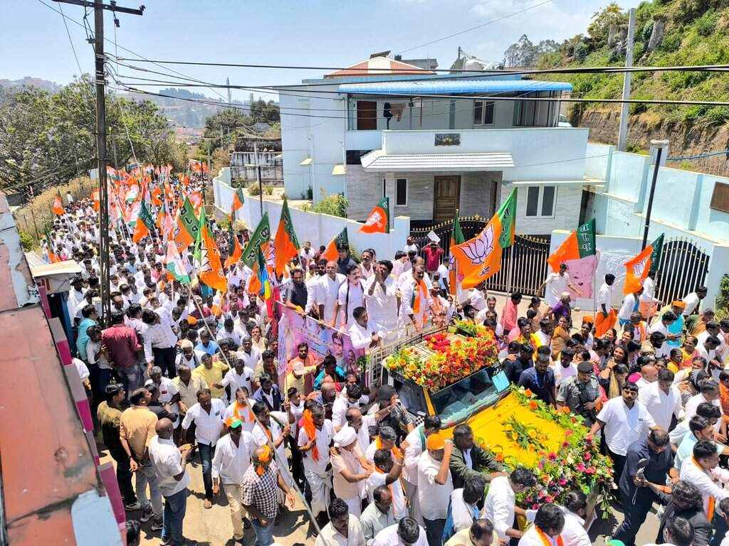 #Election2024 பாஜக தொண்டர்கள் மீது தடியடி; நீலகிரியில் போராட்டம்!