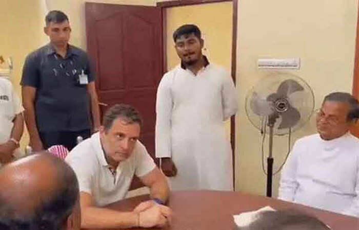 இயேசு கிறிஸ்து கடவுளின் வடிவமா? சர்ச்சை பாதிரியாருடன் ராகுல் உரையாடல் - வைரலாகும் வீடியோவுக்கு பாஜக கண்டனம்