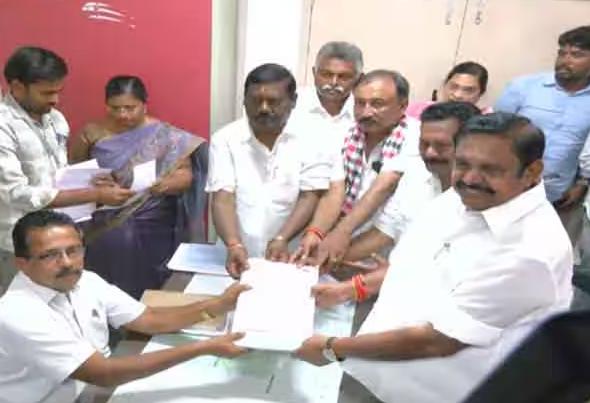 8வது முறையாக வேட்பு மனு தாக்கல் செய்தார் எடப்பாடி பழனிச்சாமி..!