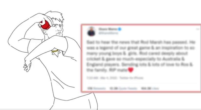 ஷேன் வார்னேவின் கடைசி டுவிட்! இரங்கல் தெரிவித்த 12 மணி நேரத்தில் அவருக்கும் இரங்கல்