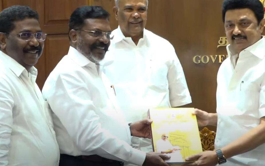 முதலமைச்சர் மு.க.ஸ்டாலின் உடன் திருமாவளவன் சந்திப்பு!