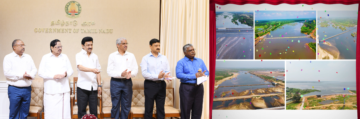 வெள்ளத்தடுப்பு பணிகளுக்கு அடிக்கல் - 24 மாவட்டங்களில் 1004 சிறப்பு தூர்வாரும் பணிகள் தொடக்கம்!!