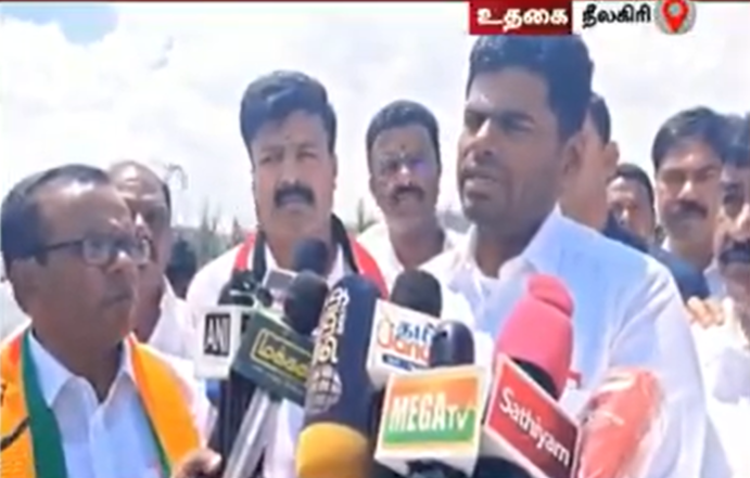 ஆ. ராசா பேசியது உண்மைதான் - அண்ணாமலை