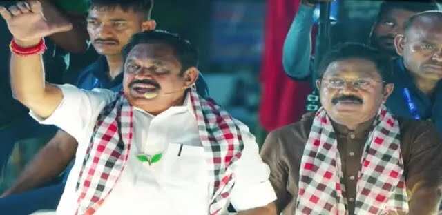 இபிஎஸ், டிடிவி தினகரன் ஒரே வாகனத்தில் பிரச்சாரம்..!!