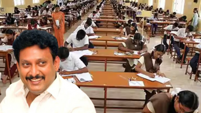 தேர்வு பாதிக்காமல் தேர்தல் பணிகளை எவ்வாறு கையாளுவது?- கல்வித்துறை அதிகாரிகளுடன் அமைச்சர் ஆலோசனை