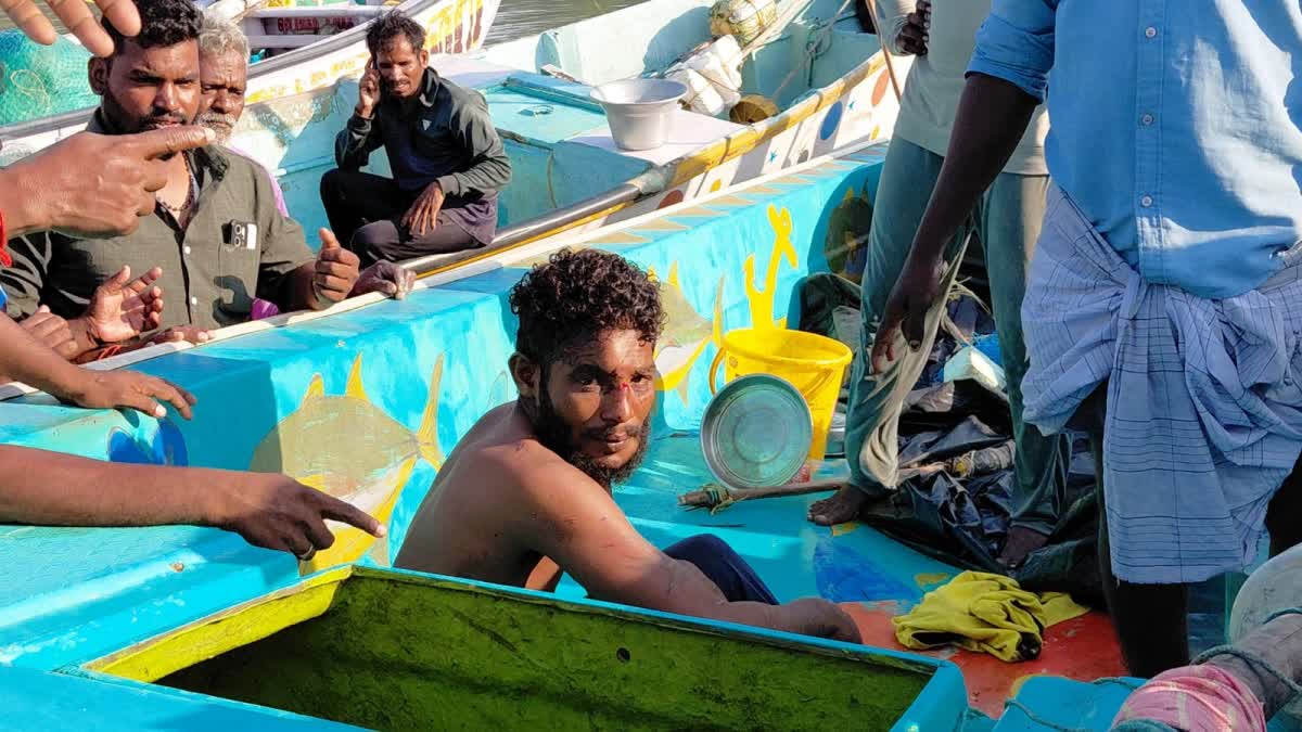 வரலாற்றில் முதல்முறை! - கடலில் அட்டகாசம் செய்த இலங்கை கொள்ளையனை விரட்டிப் பிடித்த தமிழக மீனவர்கள்..!