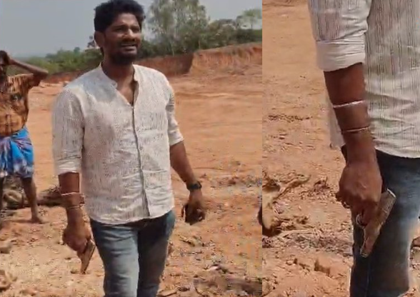 நடுரோட்டில் துப்பாக்கியுடன் தகராறு செய்த அதிமுக பிரமுகர்!