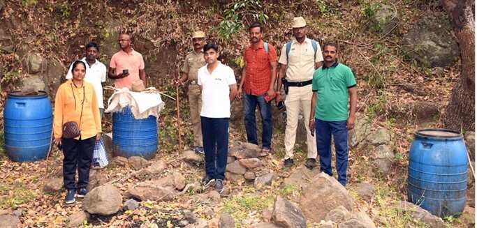 ஜமுனாமரத்தூர் மலைப்பகுதியில் 2,200 லி. சாராய ஊறல்கள் அழிப்பு... எஸ்.பி. பவன்குமார் அதிரடி!