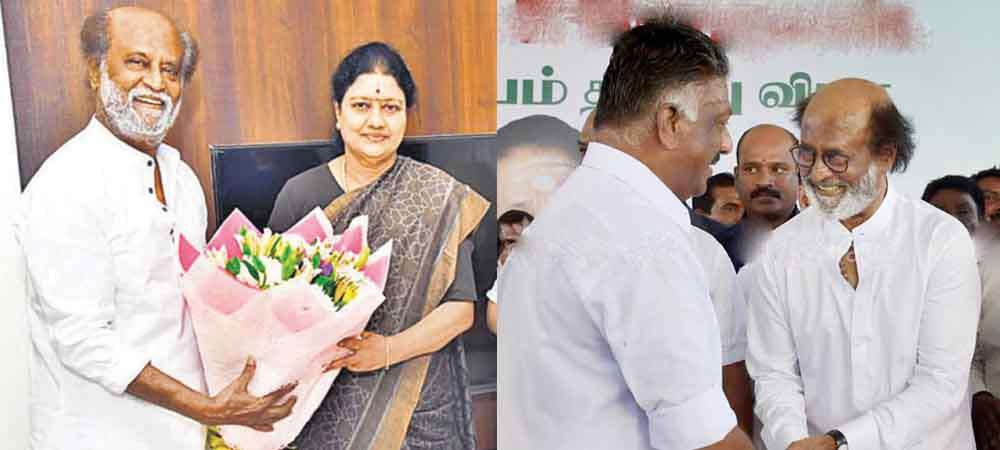 ரஜினி-ஓபிஎஸ்-சசிகலாவை இணைக்க முயற்சியா?