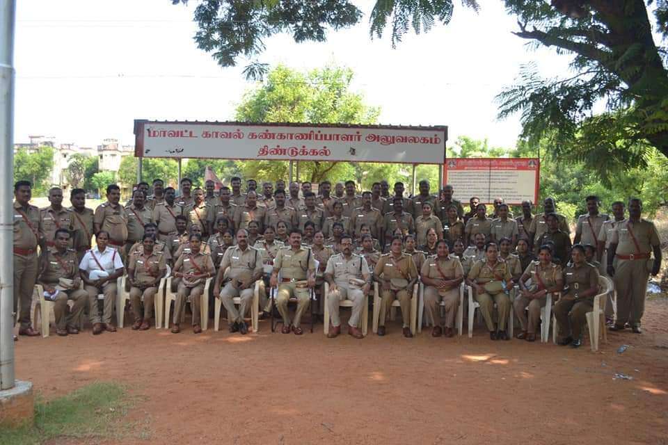 திண்டுக்கலில் தலைமைக் காவலராக பணிபுரிந்த 81 பேருக்கு எஸ்.எஸ்.ஐ ஆக பதவி உயர்வு!