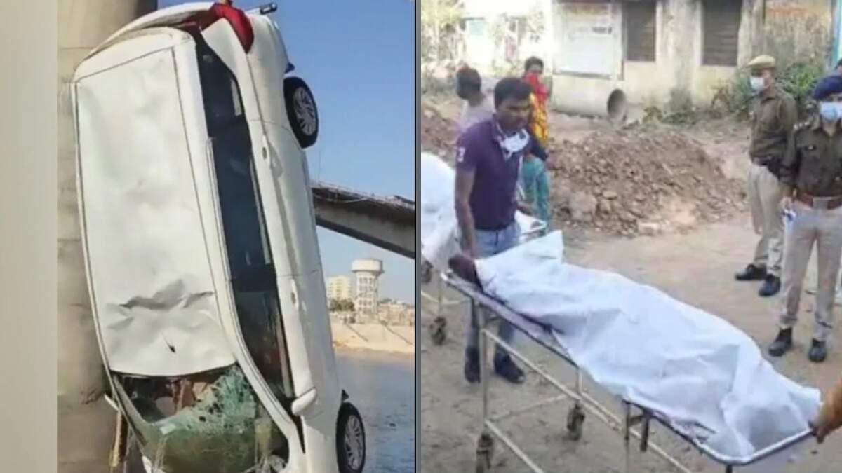 கார் ஆற்றில் கவிழ்ந்து கோர விபத்து.. புது மாப்பிள்ளை உட்பட 9 பேர் பலி!