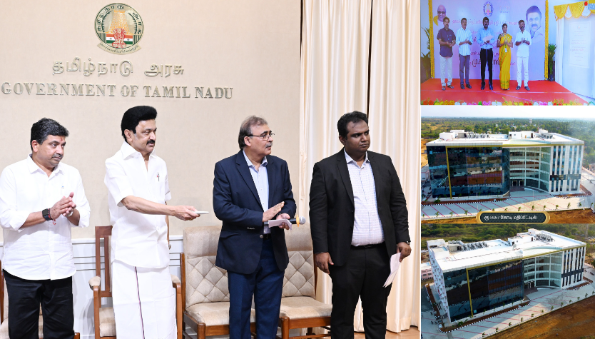திருச்சியில் தகவல் தொழில்நுட்பக் கட்டடத்தை திறந்து வைத்தார் முதலமைச்சர் மு.க.ஸ்டாலின்