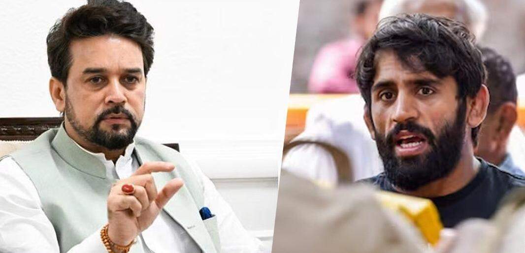 மத்திய அமைச்சர் அனுராக் தாக்கூருடன் மல்யுத்த வீரர்கள் சந்திப்பு!