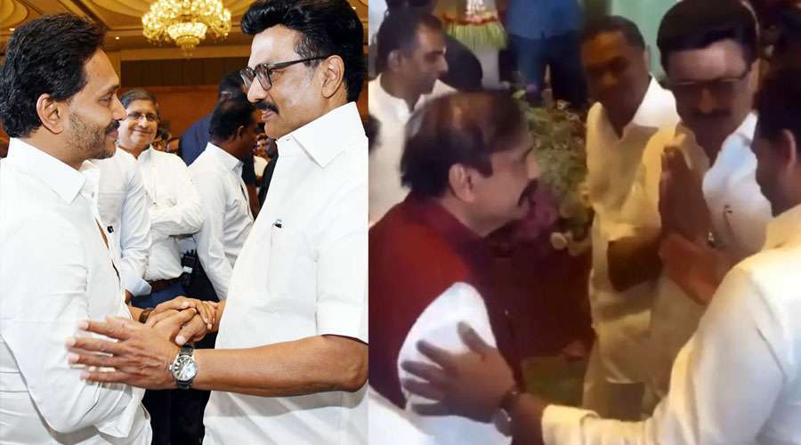 ஆந்திரா முன்னாள் முதல்வரை சந்தித்த முதல்வர் மு.க.ஸ்டாலின்..!