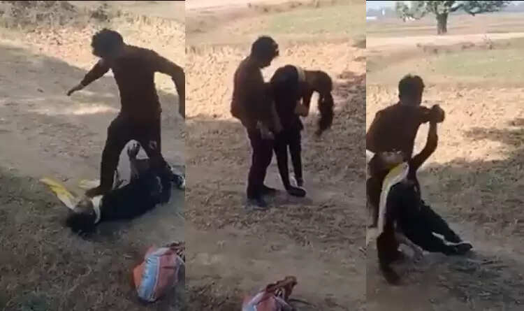 அதிர்ச்சி வீடியோ: நடுரோட்டில் காதலியை கொடூரமாக தாக்கும் காதலன்