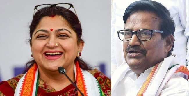 #BREAKING குஷ்பு மன்னிப்பு கேட்க வேண்டும் - காங்கிரஸ்