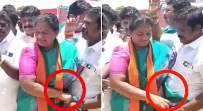 பாலியல் ஜல்சா.. சசிகலா புஷ்பாவிடம் ஆபாச சேட்டைகள்... முகம் சுழிக்க வைக்கும் வீடியோ