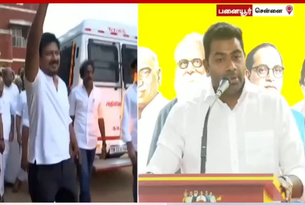 “மொத்த தி.மு.க.வுக்கே பாடம் எடுத்துள்ளார் முதலமைச்சர் விஜய்”- ஆதவ் அர்ஜூனா