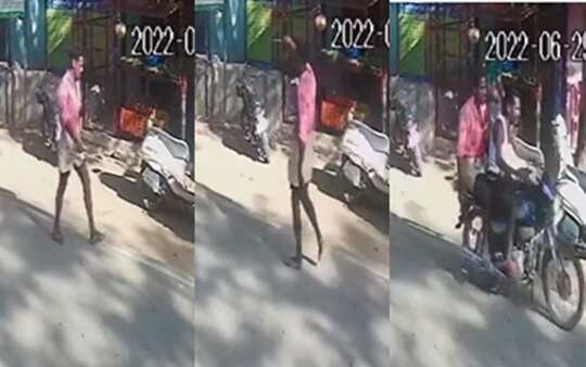 மதுபோதையில் தகராறு செய்த இளைஞர்... தட்டிக்கேட்ட காவலருக்கு சரமாரி கத்திக்குத்து!