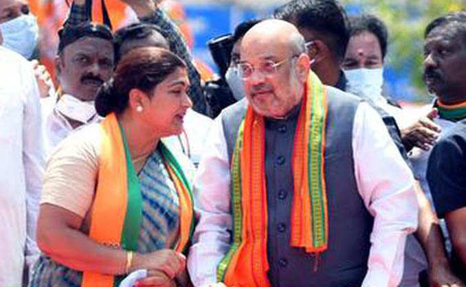 குஷ்பு -அமித்ஷாவை தரக்குறைவாக விமர்சித்த திமுக நிர்வாகி -வைரலாகும் வீடியோ