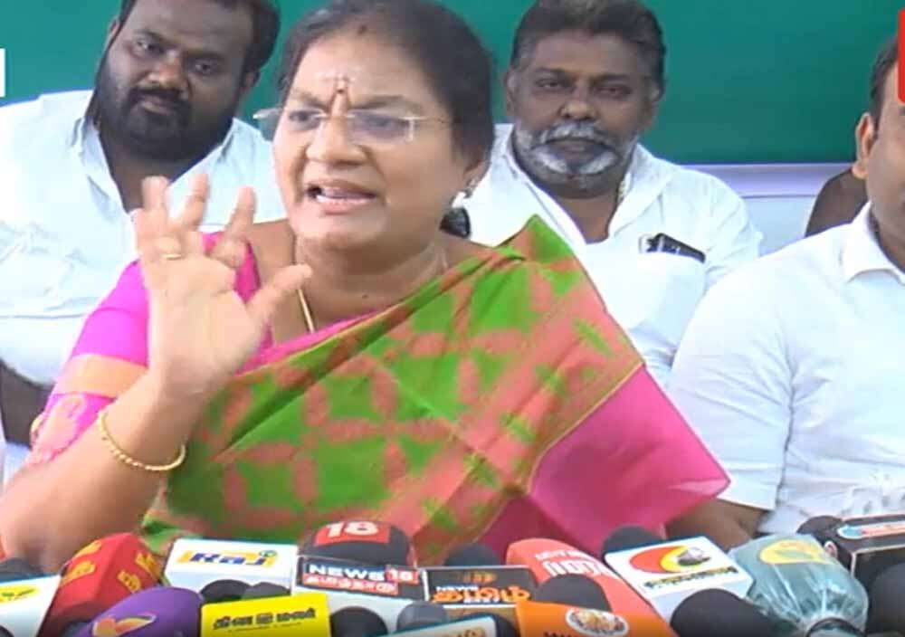 அமைச்சர்கள் எல்லாம் அண்ணாமலையை பார்த்து பயந்து நடுங்குகிறார்கள் -சசிகலா புஷ்பா பரபரப்பு