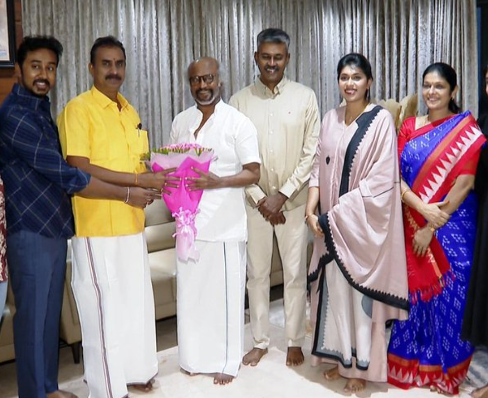 எஸ்பி வேலுமணி வீட்டிற்கு ரஜினிகாந்த் திடீர் விசிட்