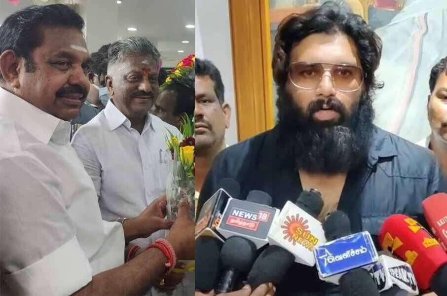 எம்ஜிஆர் பேரன் பரபரப்பு! ’’ஓபிஎஸ்சை இபிஎஸ் நீக்க முடியாது; இபிஎஸ்சை ஓபிஎஸ் நீக்கலாம்’’