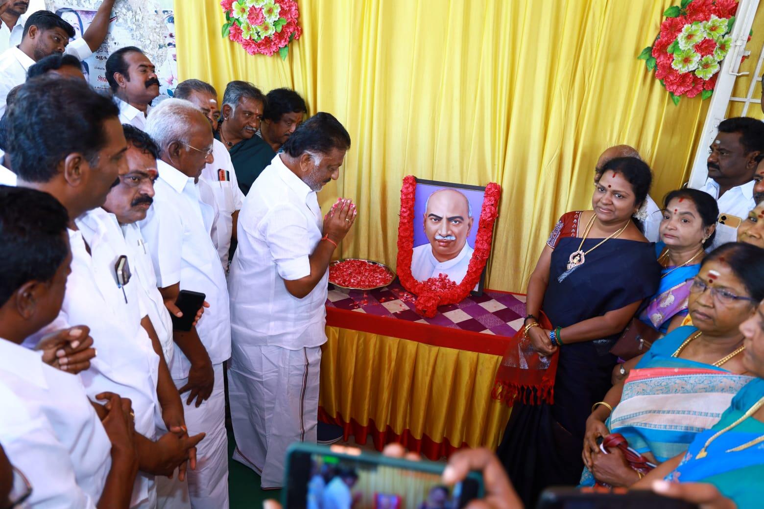 காமராஜர் பிறந்தநாள் - ஓபிஎஸ் மரியாதை!!