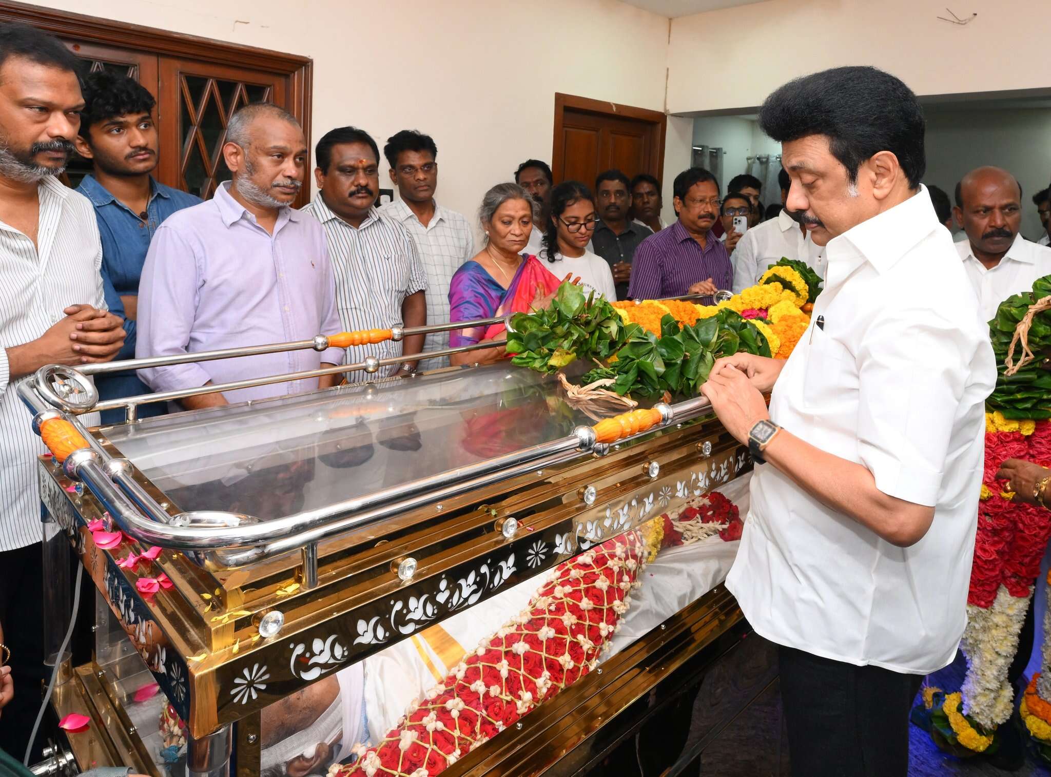 கலைஞரின் செயலாளர் ஏ.எம்.இராமன் மறைவு - முதலமைச்சர் நேரில் சென்று அஞ்சலி!