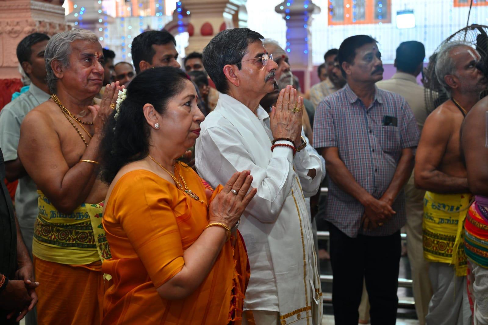 நங்கநல்லூர் ஆஞ்சநேயர் கோயிலில் தமிழ்நாடு ஆளுநர் ஆர்.என்.ரவி வழிபாடு!