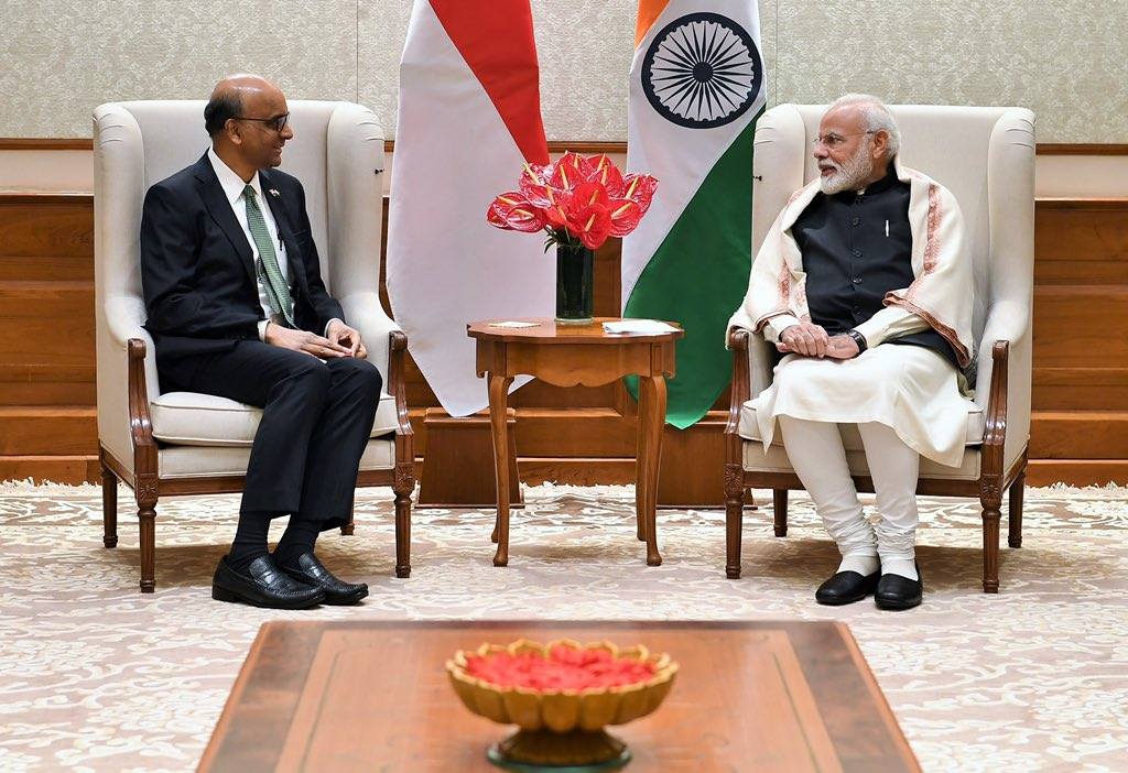 தர்மன் சண்முகரத்னத்திற்கு பிரதமர் மோடி வாழ்த்து