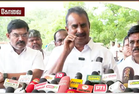“பதவி கிடைக்கல... தவெகவுக்கு போய்ட்டாங்க..”- எஸ்.பி.வேலுமணி