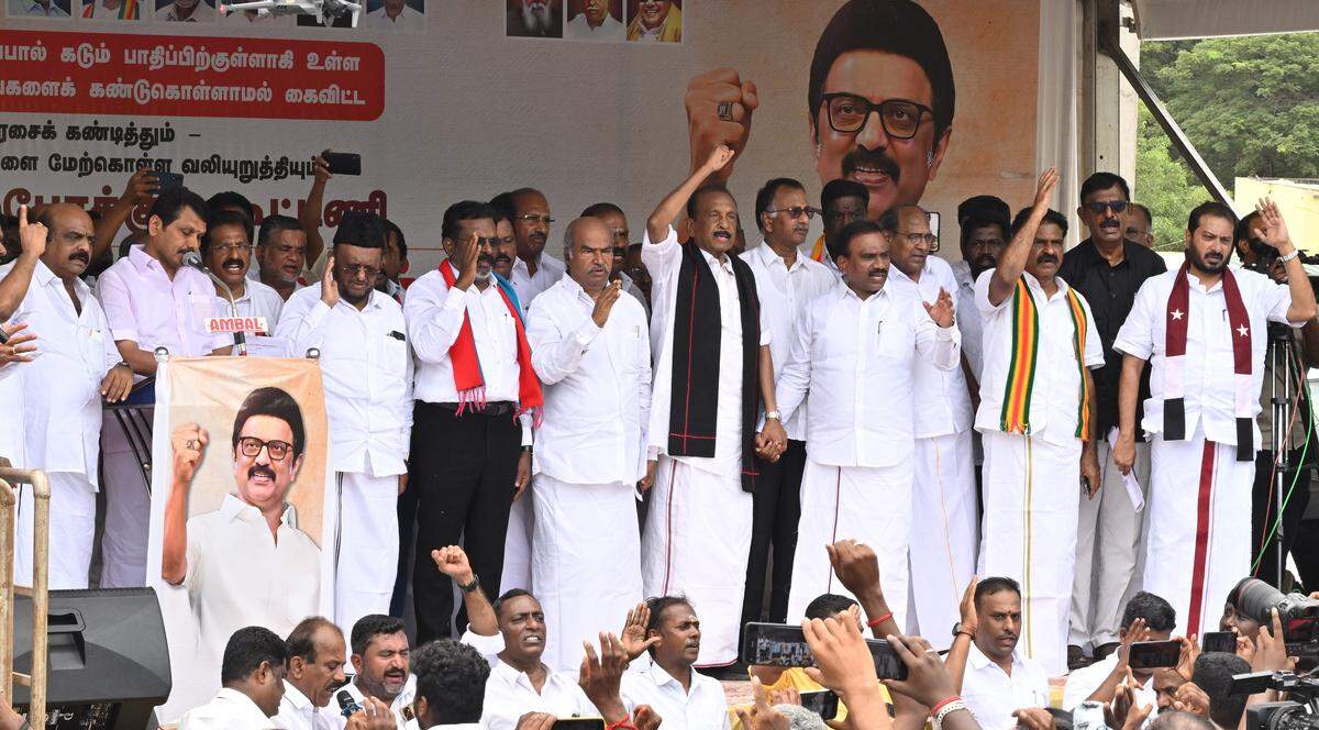 SIR கொண்டு வந்துள்ள தேர்தல் ஆணையத்தை கண்டித்து வரும் 11ம் தேதி ஆர்ப்பாட்டம்- திமுக கூட்டணி கட்சிகள்