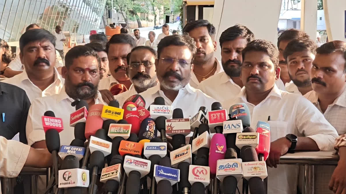 ஆட்சியை கவிழ்க்க விடமாட்டோம்... ஆனால் தவெக-வும் இதற்கு இடம் கொடுக்க கூடாது..! - திருமாவளவன் ஓபன் டாக்!