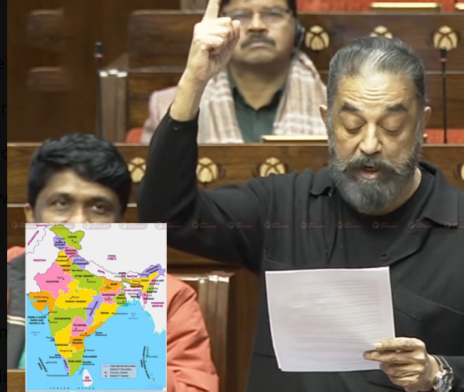 “ஓட்டையும், நாட்டை இந்த கமல்ஹாசன் விற்கமாட்டான்”- ராஜ்யசாபாவில் கர்சித்த கமல்