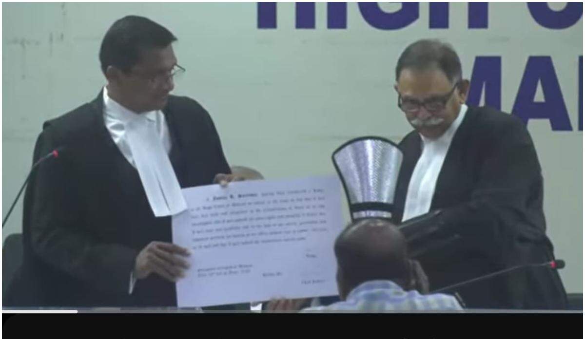 சென்னை உயர்நீதிமன்ற நீதிபதியாக கே.சுரேந்தர் பதவியேற்பு..!!