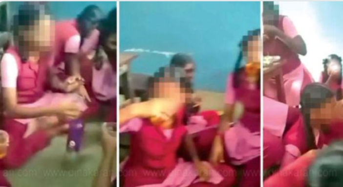 பள்ளி வகுப்பறையில் `சியர்ஸ்’- 6 மாணவிகள் சஸ்பெண்ட்