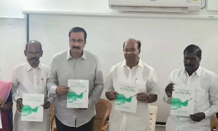 பாமக சார்பில் நிழல் நிதிநிலை அறிக்கை - ராமதாஸ் வெளியிட்டார்