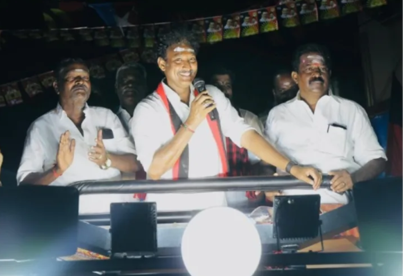 “டெல்லியில் நடந்த தேர்தலில் நாம் வெற்றி பெற்று விட்டோம்! அடுத்து சட்டமன்ற தேர்தலில் வெற்றி பெறுவோம்”- அன்பில் மகேஷ்