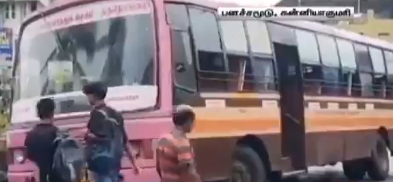 ஓடும் போதே டயர் கழன்று தாறுமாறாக சென்ற அரசு பேருந்து- அலறிய பயணிகள்