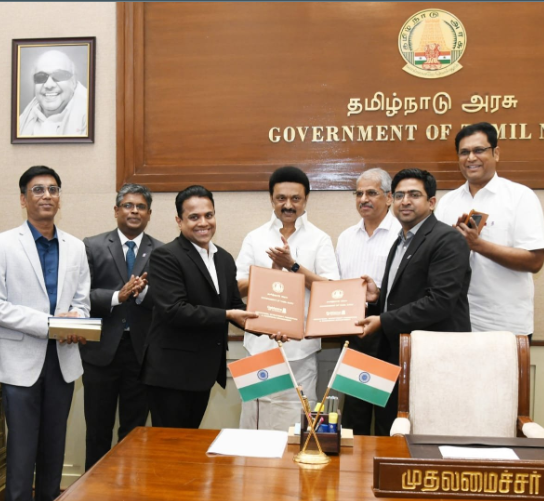 தமிழ்நாடு அரசிற்கும், மேக்சிவிஷன் குழுமத்திற்கும் இடையே புரிந்துணர்வு ஒப்பந்தம்!!