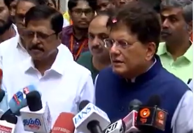 “மீண்டும் தவறி திமுகவுக்கு மக்கள் வாக்களித்தால் உதயநிதி ஸ்டாலின் முதல்வராவார்”- பியூஸ் கோயல்